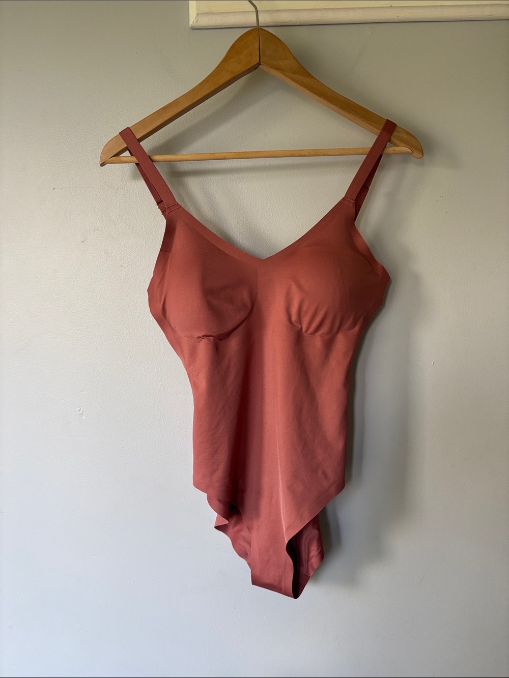 Knix Dusty Rose One-Piece Swimsuit (Size Medium)